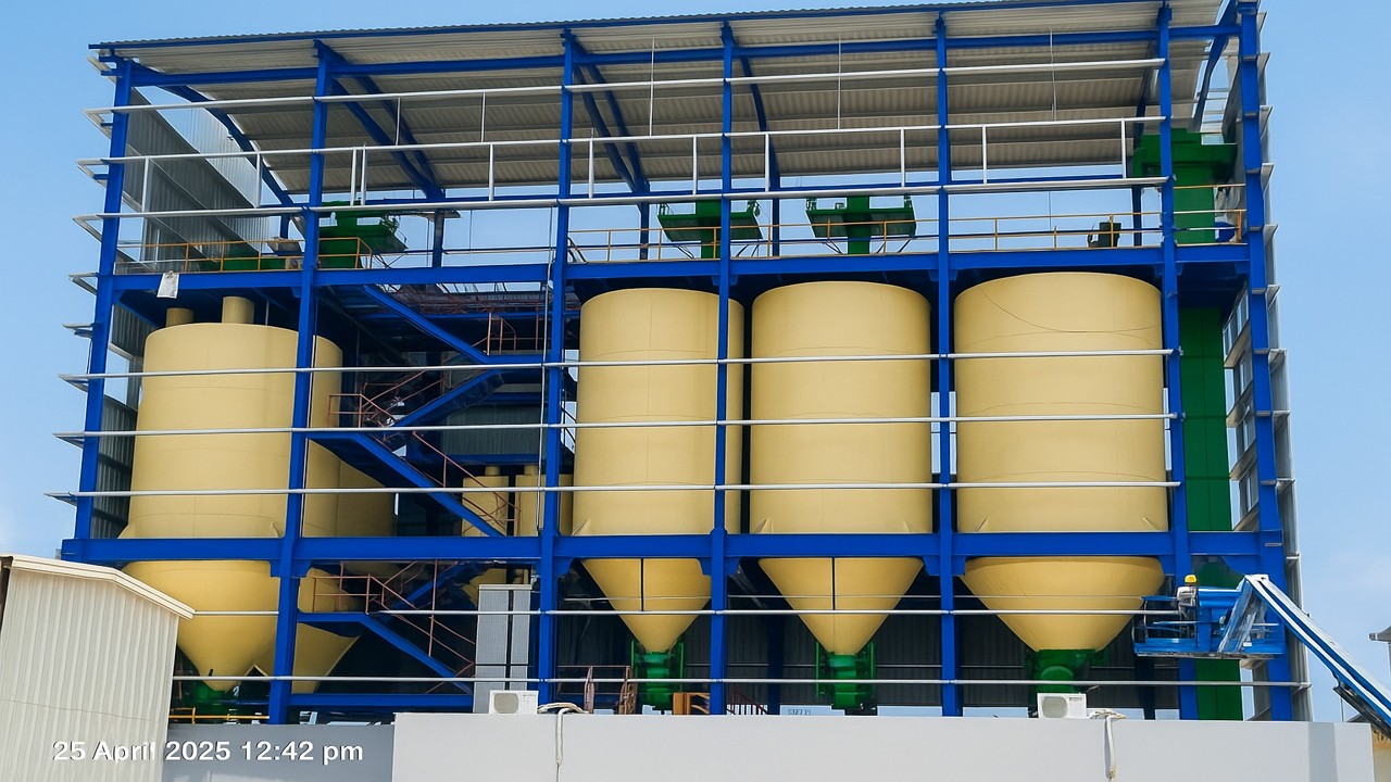 Storage & handling used in Batch Plants