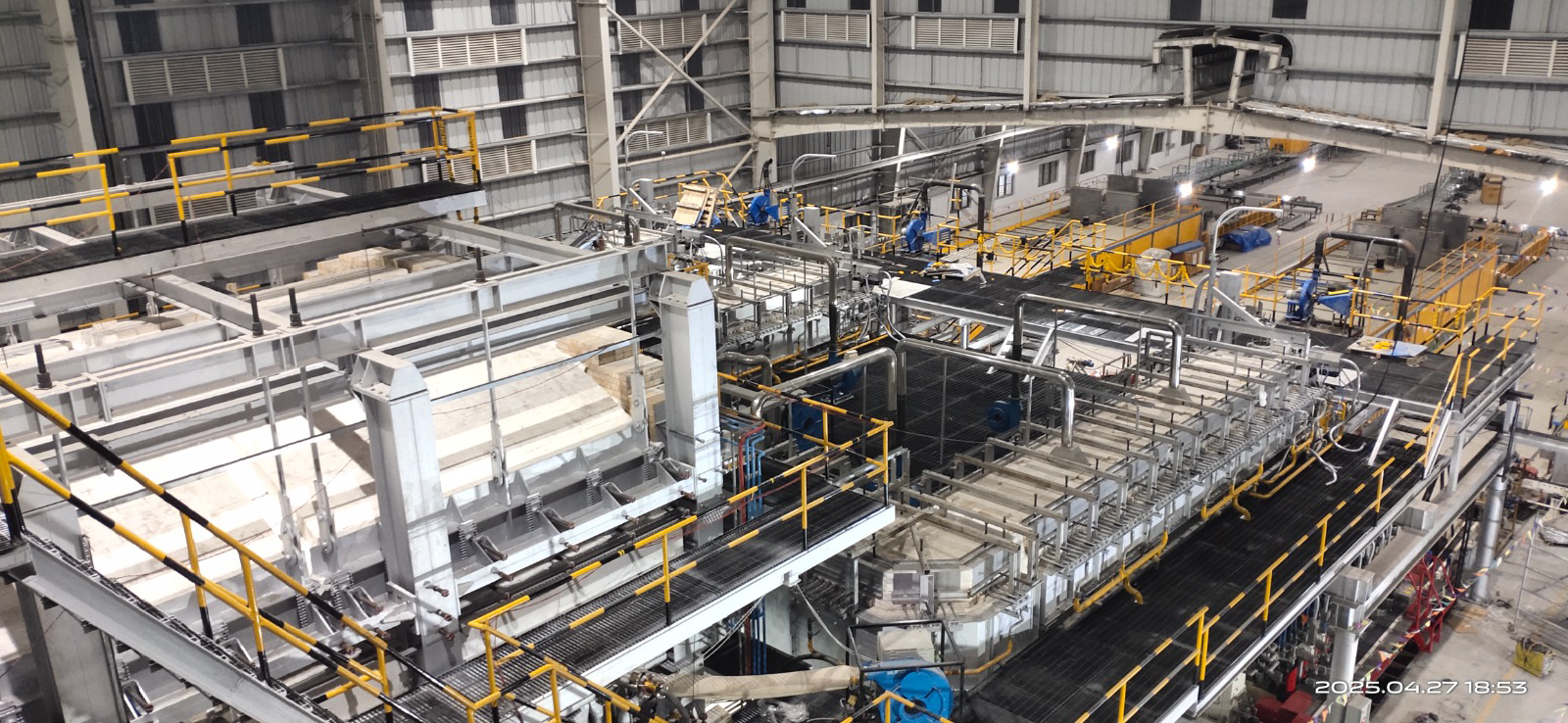 Erection & Commissioning for Working End & Forehearths